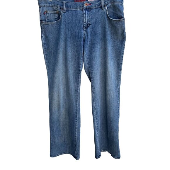 Z. Cavaricci Vintage Dumpster Girl Low Rise Blue Womens Bootcut Denim Jeans 13 - Picture 1 of 10